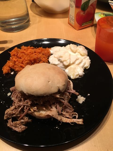 Pulled Pork ready to serve