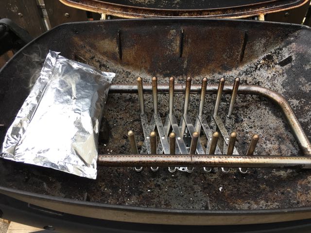 Alupaeckchen auf Brenner